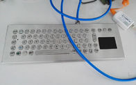 Bàn phím không gỉ IP65 Rate với bàn di chuột 395x135 mm Mặt bảng điều khiển
