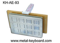 Kim loại công nghiệp 12 phím kim loại Numeric Bàn phím, cửa Mục nhập bàn phím chống hăng hái