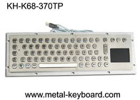 Bàn phím máy tính công nghiệp 70 phím SUS304 được chải bằng bàn di chuột