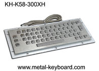 Bàn phím gắn bảng điều khiển chống nước 58 phím Thép không gỉ IP65