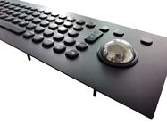 Bảng điều khiển Bàn phím kim loại PS / 2 PC với Trackball Laser