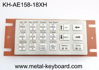 Bảng điều khiển 18 phím Giải pháp Bàn phím kim loại Bàn phím thép không gỉ 5VDC