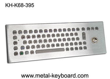 67 phím Bàn phím công nghiệp bằng kim loại với Trackball cho Nền điều khiển Công nghiệp
