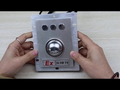 Handheld Ergonomic Trackball Mouse SS304 Anti Vandal