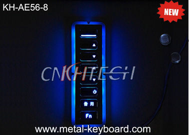 8 Keys Vandal Resistant Backlit Rugged Keypad In Customization Design