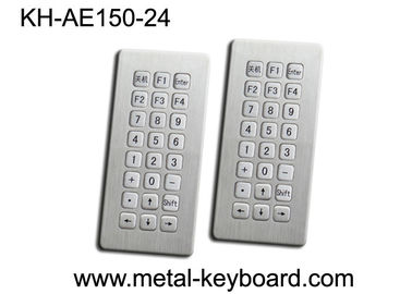 Bảng điều khiển trên 24 phím Bàn phím bằng thép không gỉ Công nghiệp chống nước