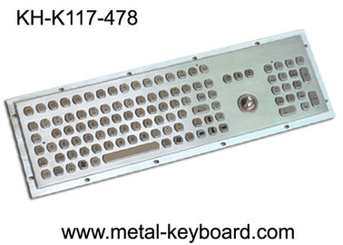 Bàn gắn kim loại chống thấm với bàn phím trackball và số