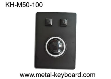 Kiểm soát biển Theo dõi chuột với Black Metal Panel và 50MM Resin Trackball công nghiệp