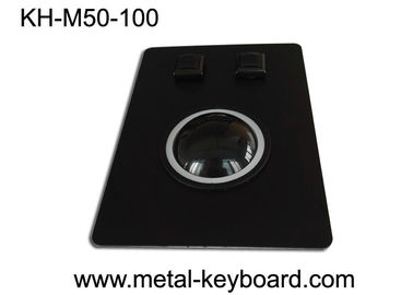 Kiểm soát biển Theo dõi chuột với Black Metal Panel và 50MM Resin Trackball công nghiệp