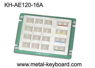 Chống rỉ bằng thép không gỉ bàn phím Numeric Panel Bàn phím 4x4 Matrix 16 phím