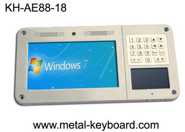 Ruggedized metal keyboard with 18 keys use for Industrial Entry Machine