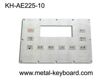 Custom Stainless Steel Panel Mount Keypad Kiosk Với 10 phím cho môi trường khắc nghiệt