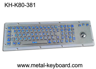 80 Phím Trackball Chuột Bàn phím Chống Bụi Đèn nền LED cho Điều kiện Tối