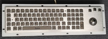 Bàn phím kim loại công nghiệp SS không thấm nước chiếu sáng với thiết bị trỏ trackball