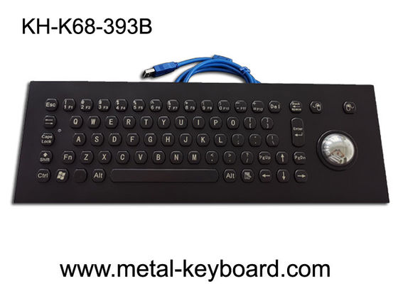 Bảng điều khiển Bàn phím kim loại PS / 2 PC với Trackball Laser